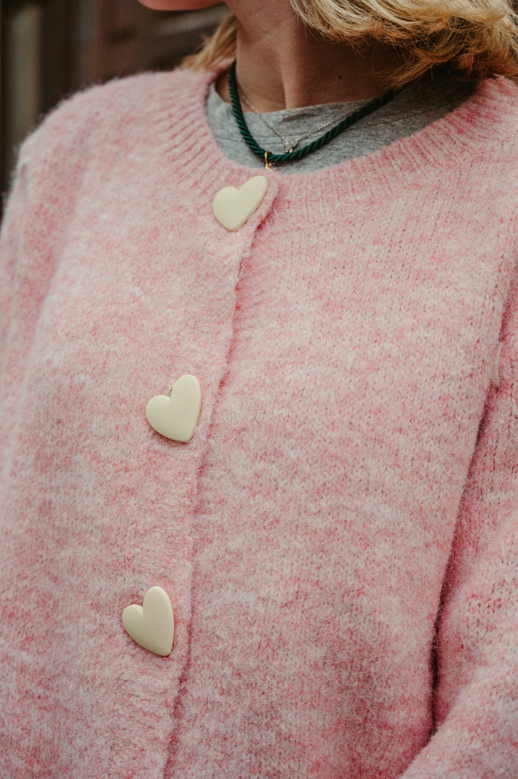 Bonnie gilet roze