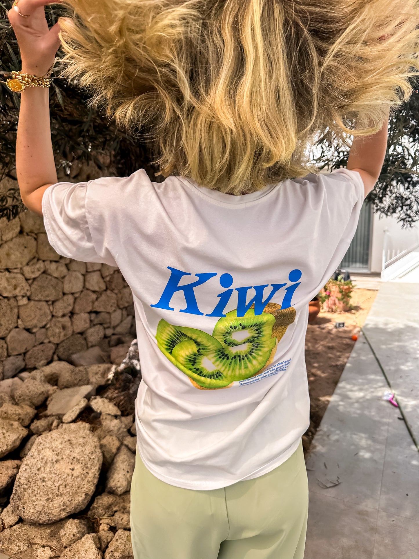 Kiwi t-shirt wit