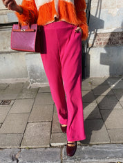 Elana broek fuchsia LAATSTE M/L