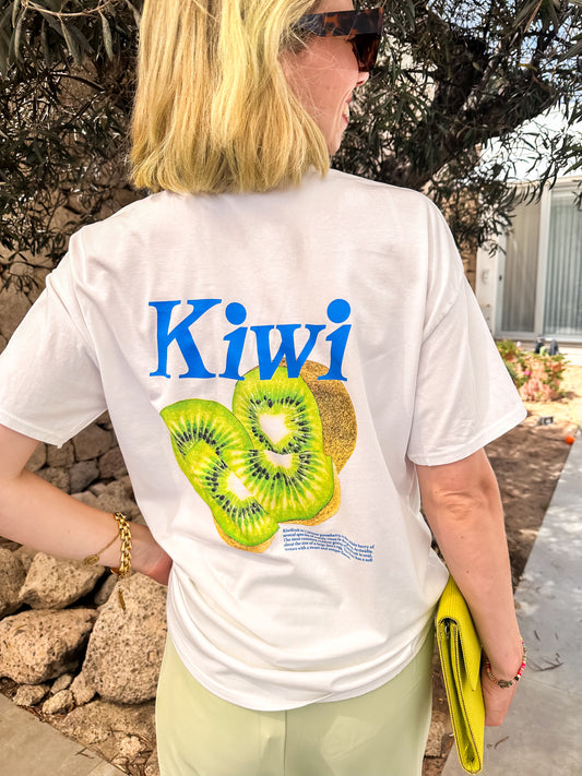 Kiwi t-shirt wit