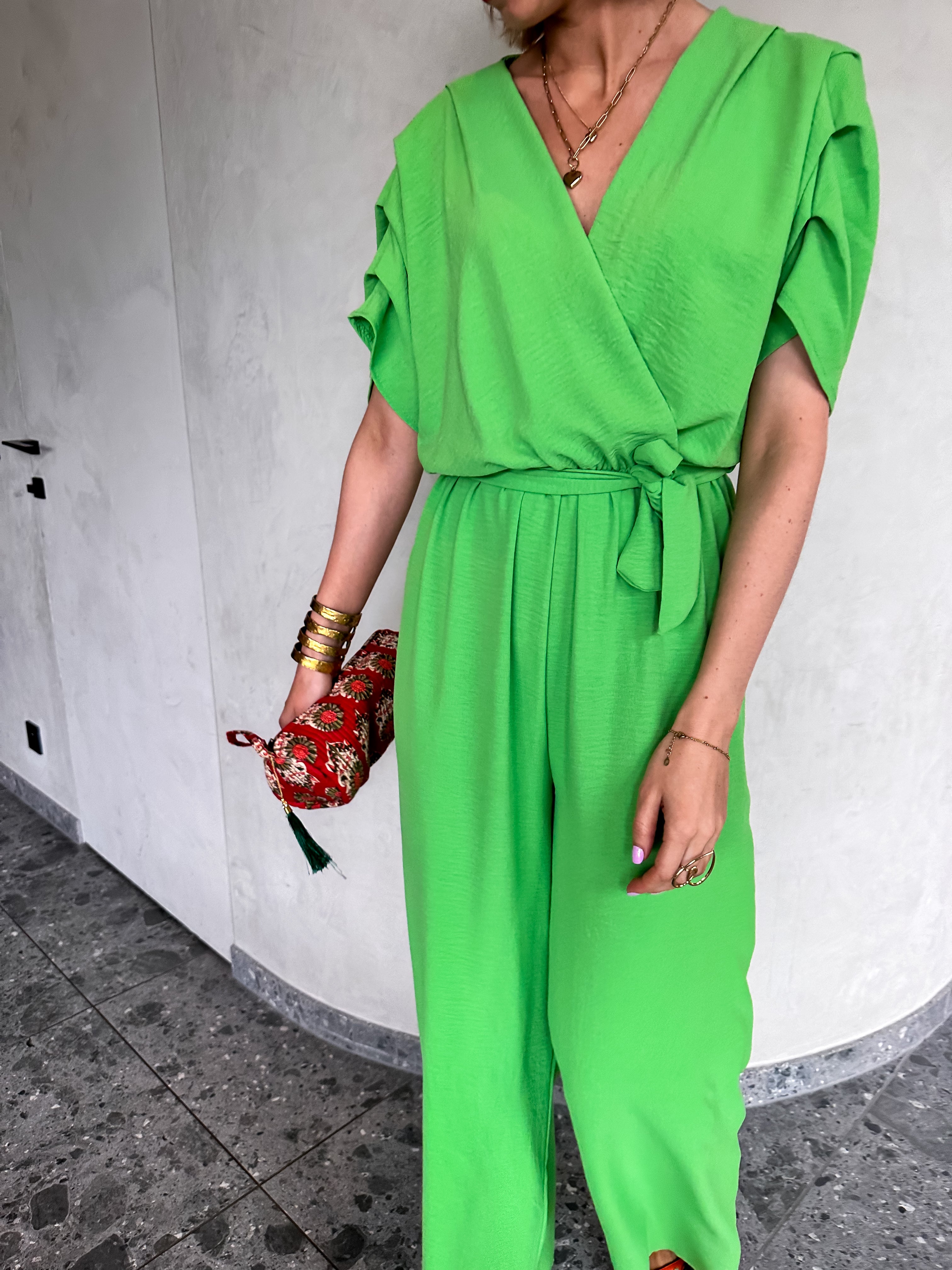 Jade jumpsuit groen