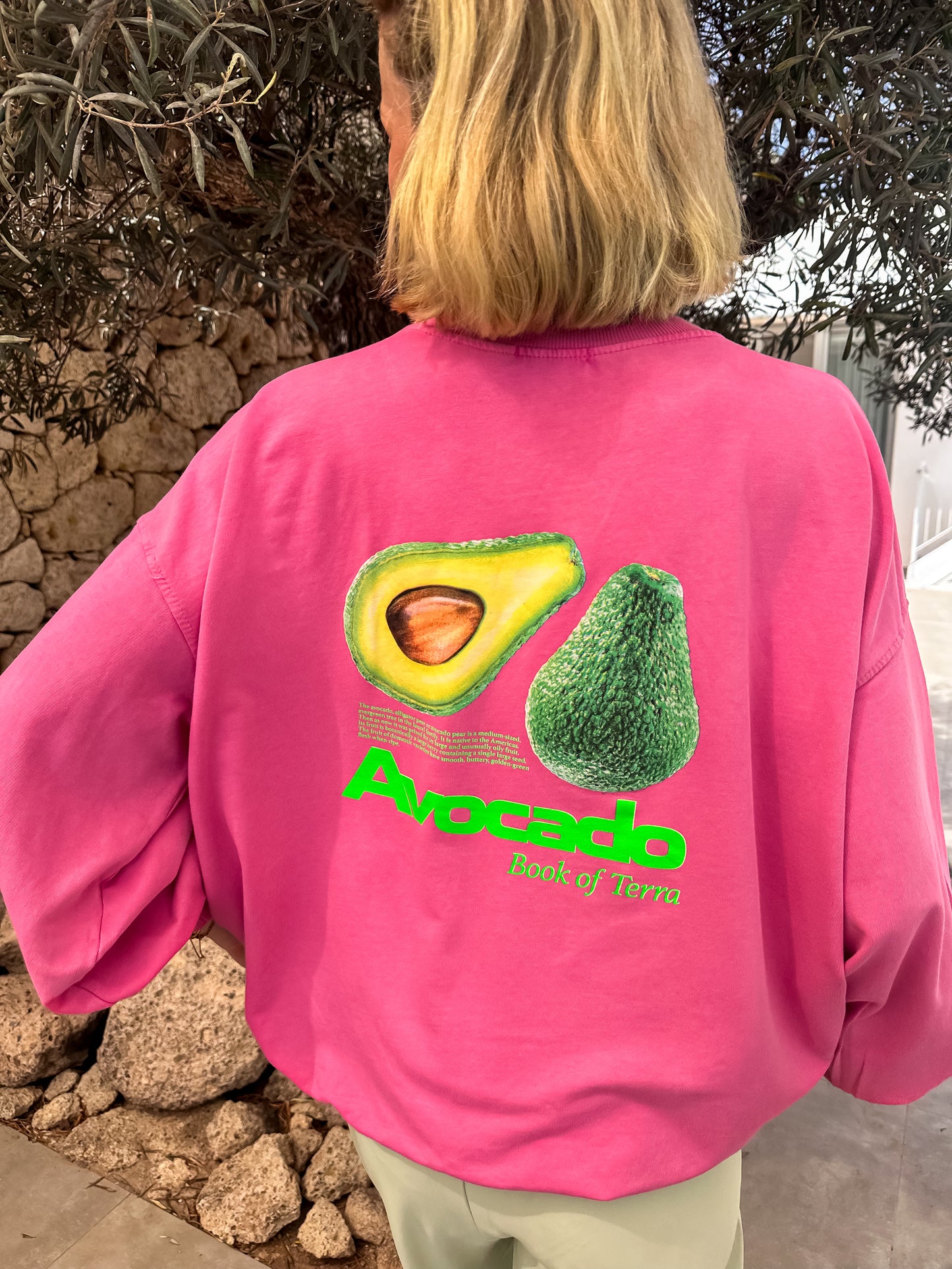 Avocado trui roze