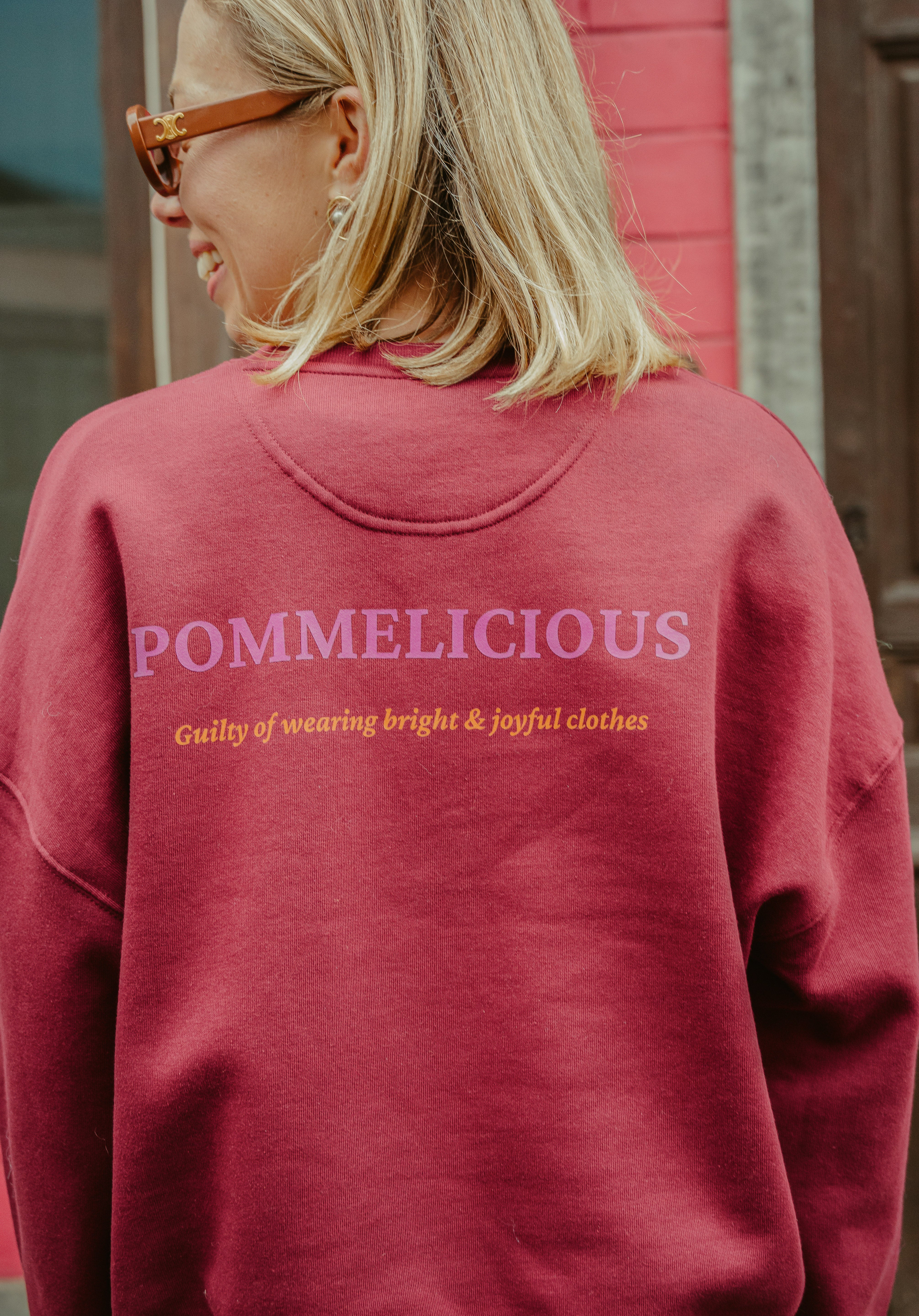 Pommelicious sweater burgundy