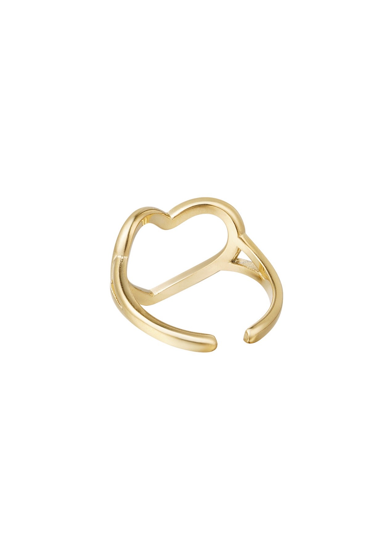 Kiki heart ring goud