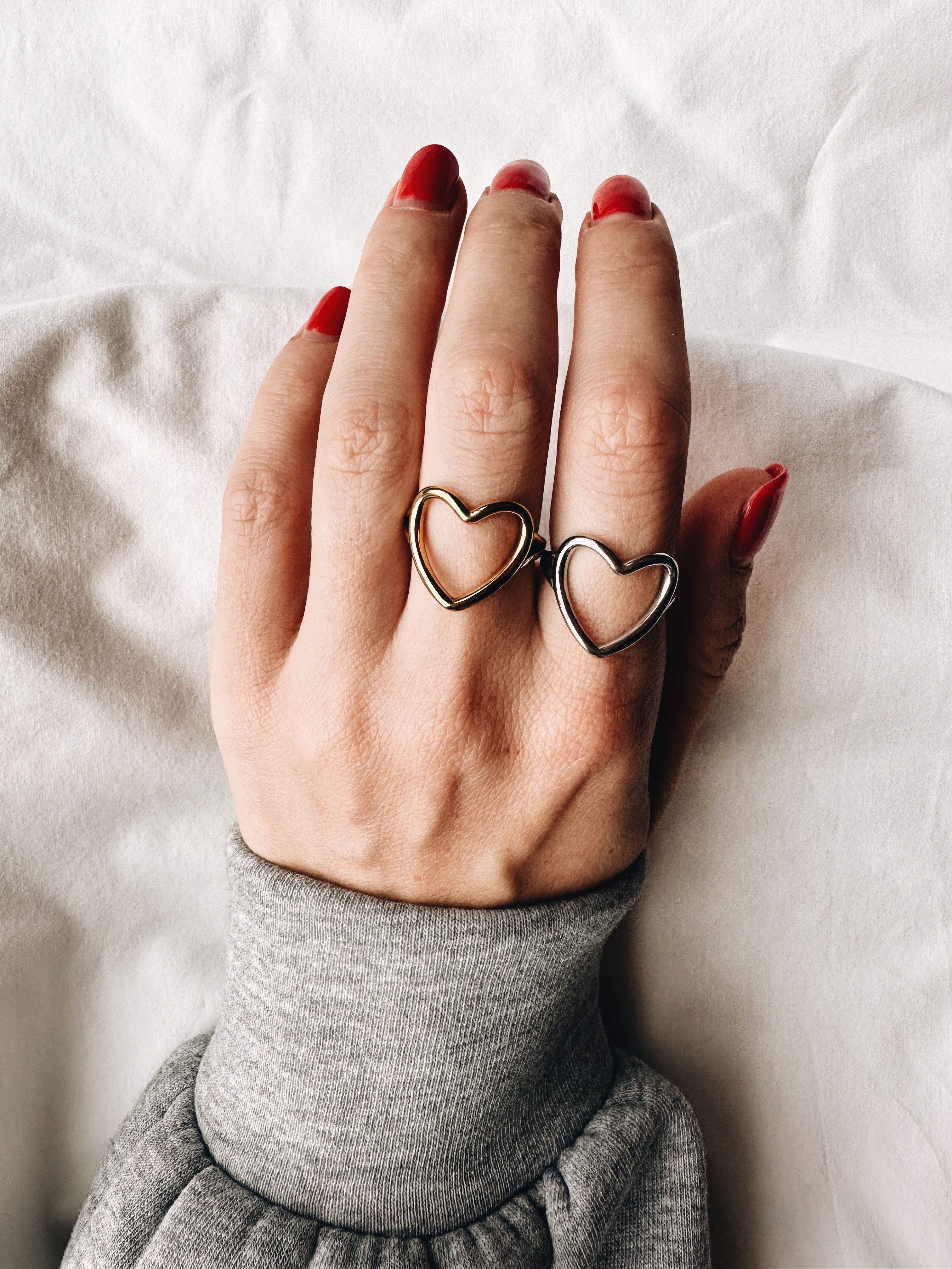 Kiki heart ring goud