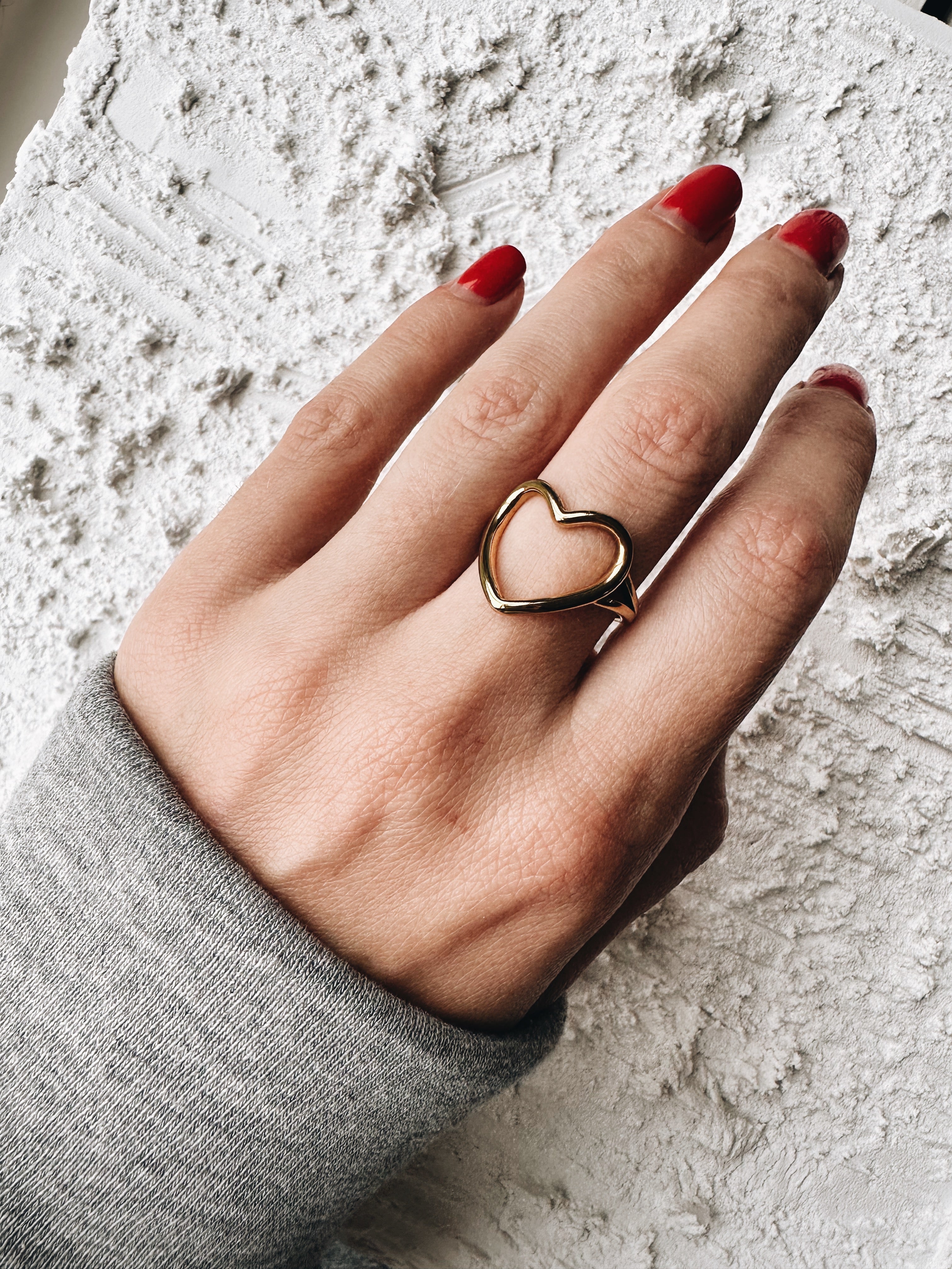 Kiki heart ring goud